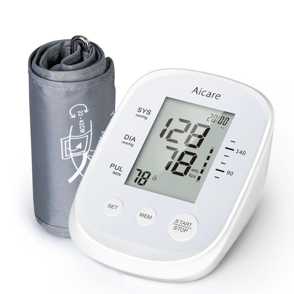 Blood Pressure Monitor Digital Tonometer Upper Arm Automatic BP Medical Sphygmomanometer Pulse - ARCHE