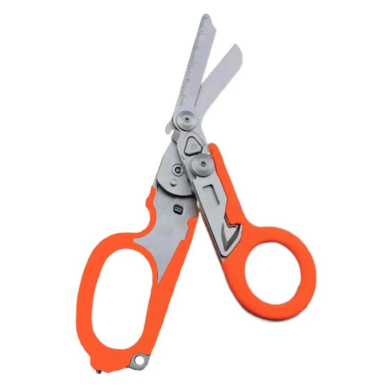 First Aid Expert Folding Scissors Outdoor Survival Tool Combination EDC Gadget - ARCHE
