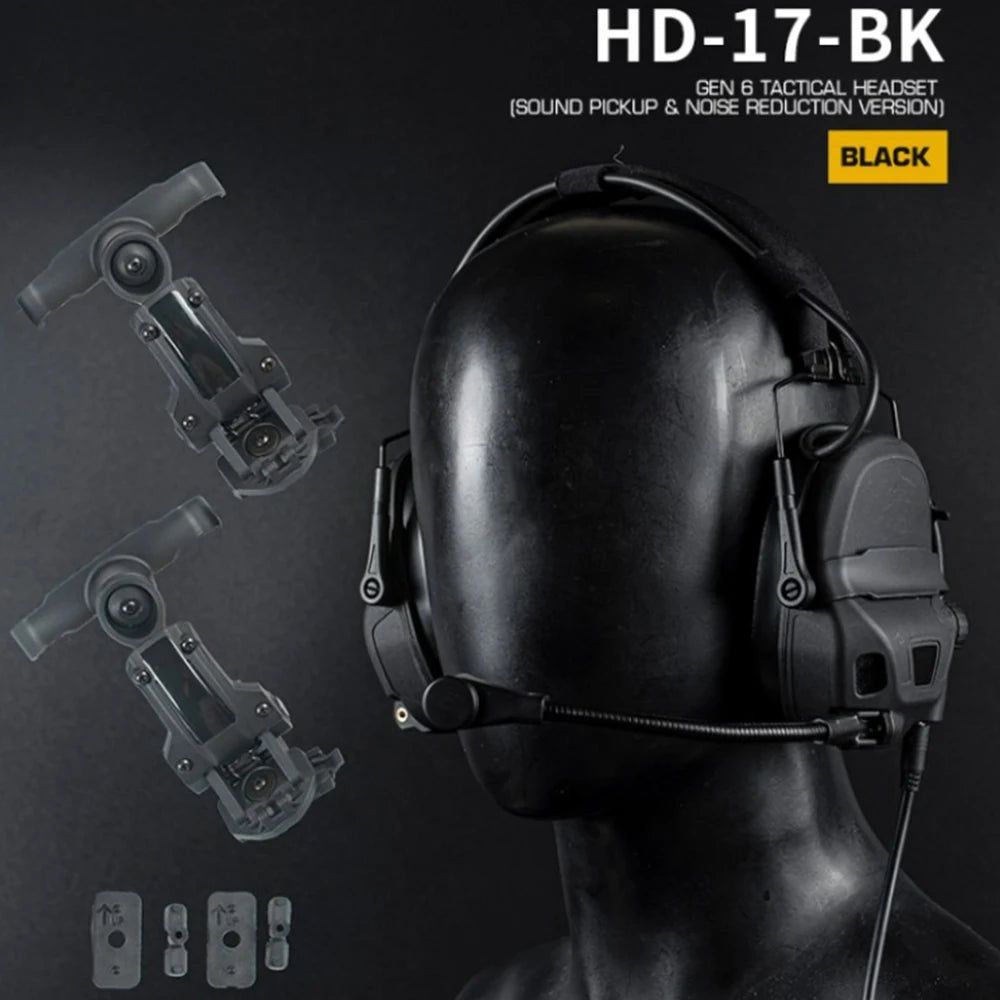 HD-17 GEN 6 Tactical Sports Shooting Earmuff Anti-Noise Headset - ARCHE