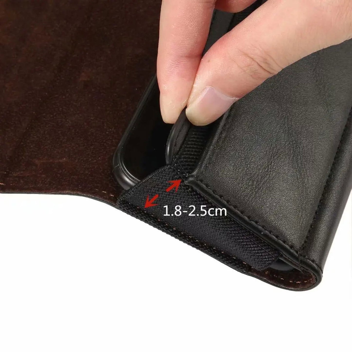 Leather Belt Clip Phone Case Men Waist Bag For Samsung Galaxy S23 - ARCHE