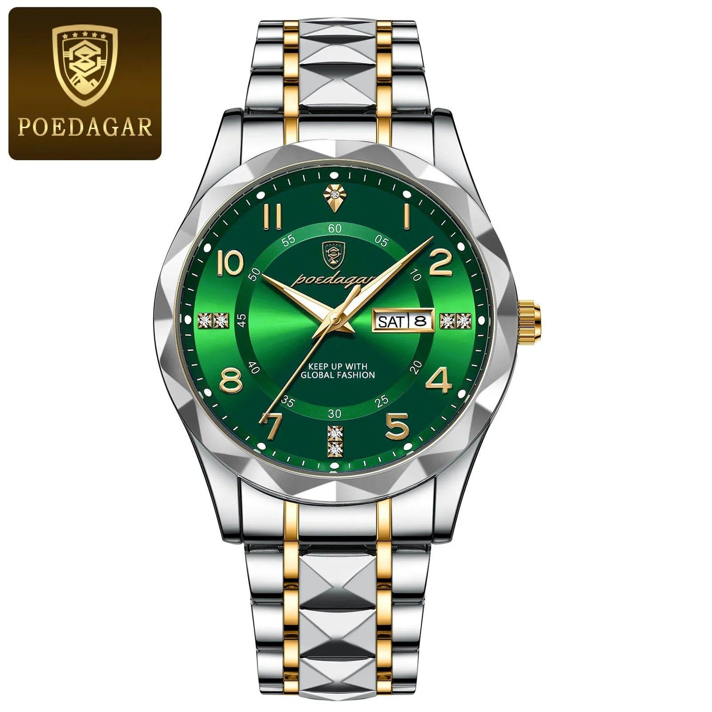 Luminous Wristwatch Stainless Steel Men's Watches Male Clock Sports Reloj - ARCHE
