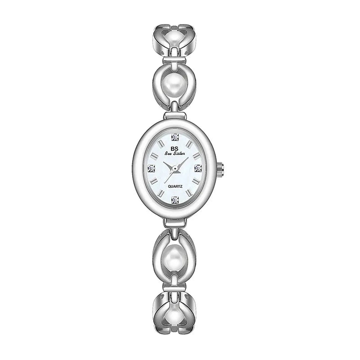 Luxury Brand Watches For Women Fashion Pearl Bracelet Ladies Dress Wristwatches Elegant Clock - ARCHE
