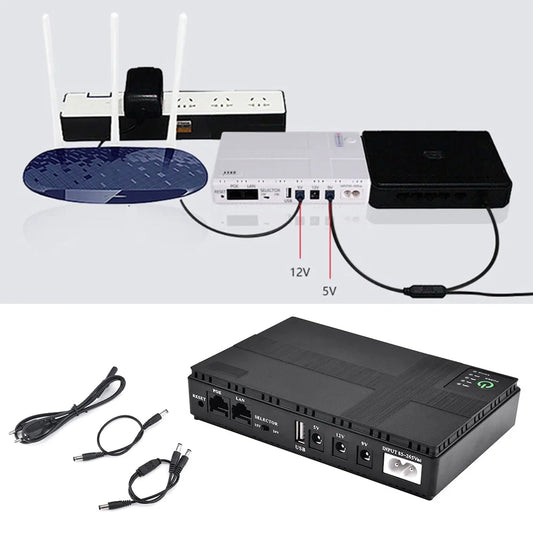 UPS Router 5V 9V 12V Uninterruptible Power Supply for WiFi, Router ARCHE