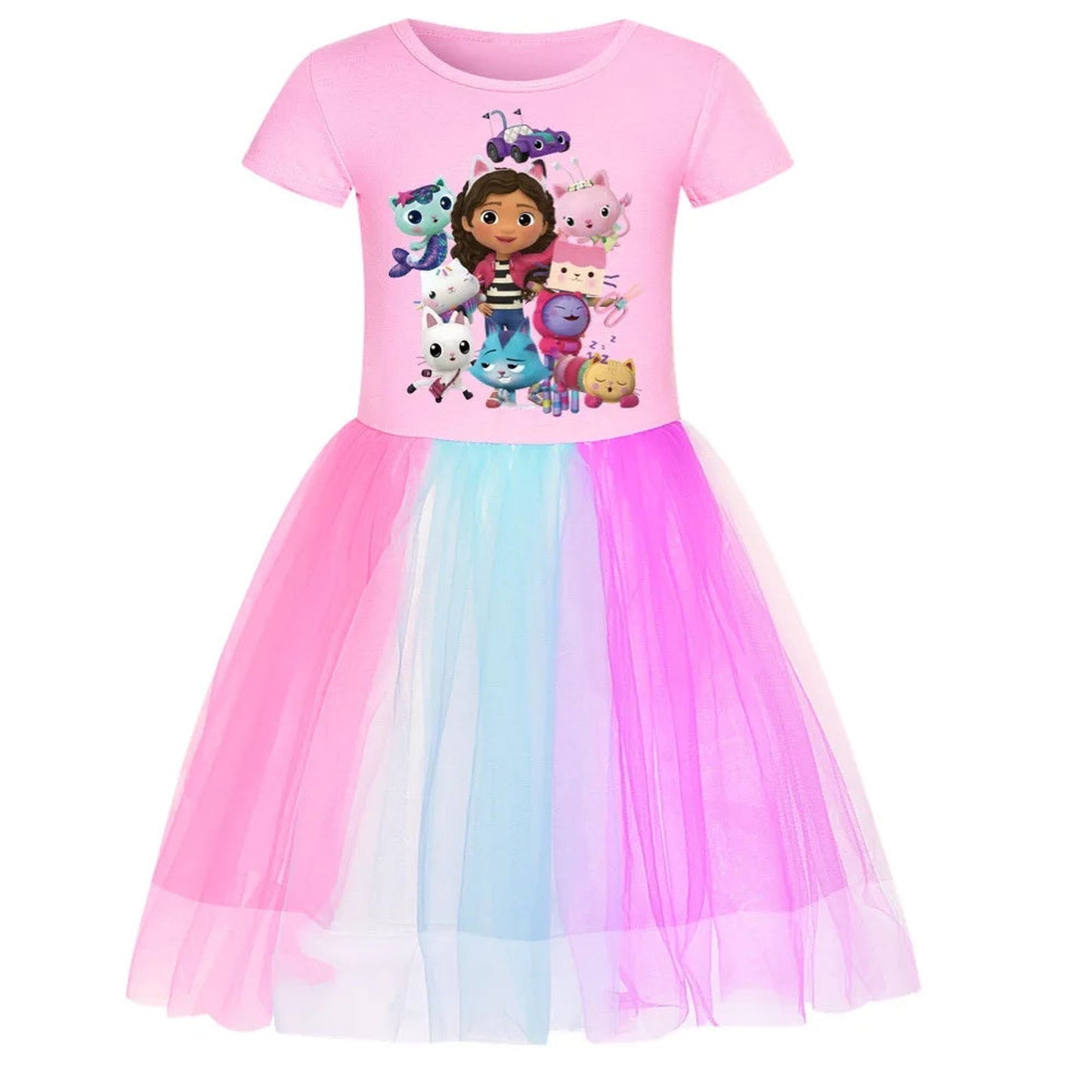 Summer Gabbys Dollhouse Kids Girls Princess Dress Wedding - ARCHE