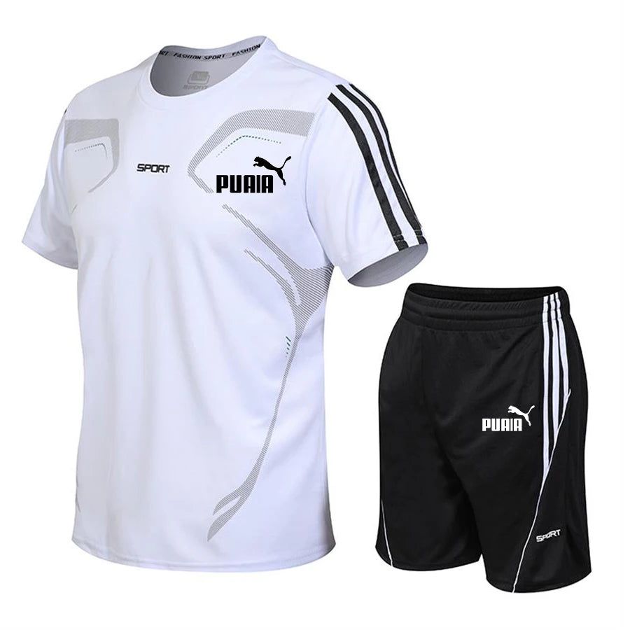 Summer T-Shirt+Shorts Sportswear Set 2024 For Man - ARCHE