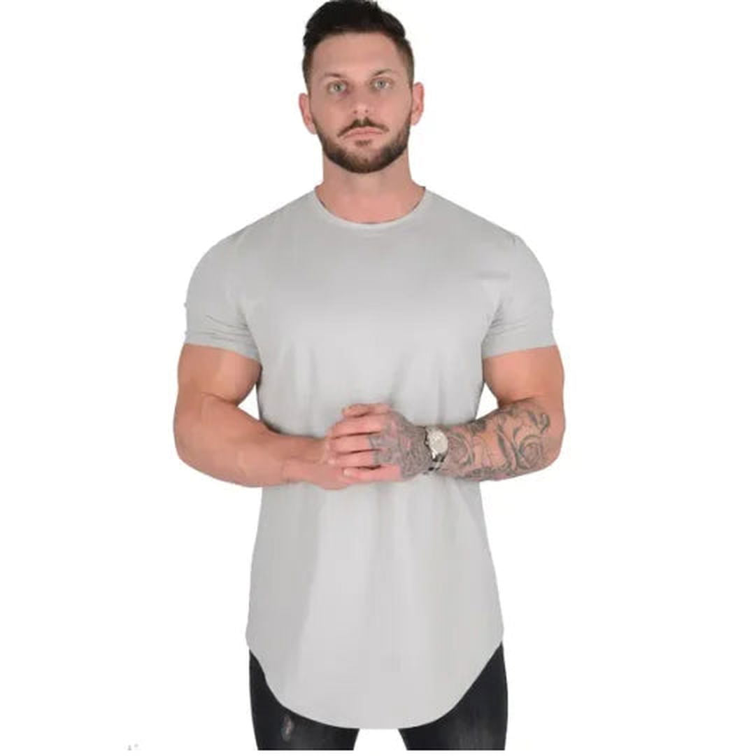 T-shirt High Quality cotton Men T-shirt Gym Sport Shirt Tops - ARCHE